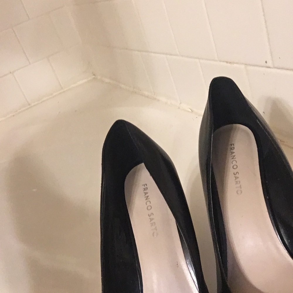 Leather Platform Pump - image 5